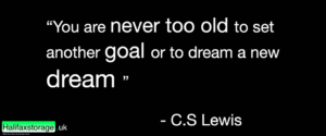 A picture of a quote by CS Lewis